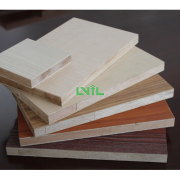 Wood grain melamine paper face blockboard core plywood